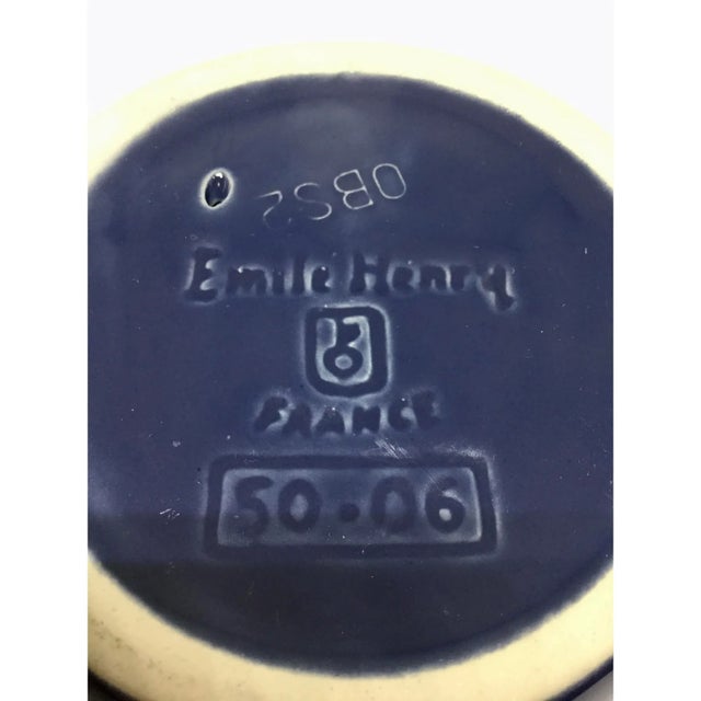 Blue Emile Henry France Escargot Ceramic Bakeware For Sale - Image 8 of 11