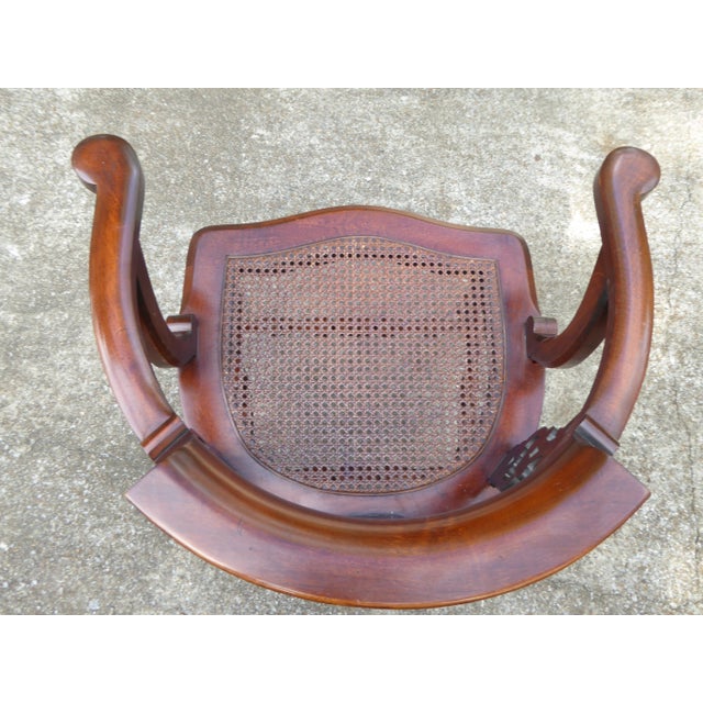 Cinnamon Charles Dickens Desk & Chair / Own a Piece of History For Sale - Image 8 of 9