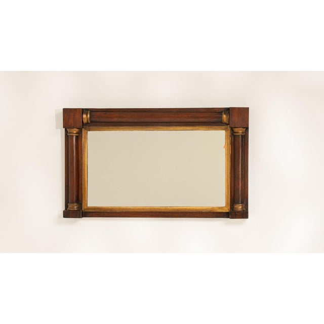 19th Century France Brown Wood Mirror For Sale In Greensboro - Image 6 of 8