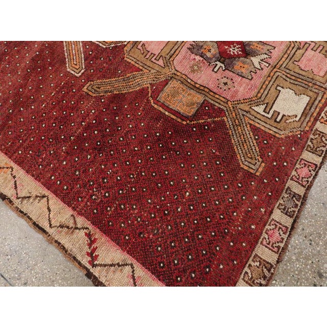 Galerie Shabab Collection Mid-20th Century Turkish Anatolian Rug For Sale - Image 9 of 10