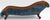 Antique Victorian Mahogany Swan Back Velvet Chaise Longue For Sale - Image 10 of 18