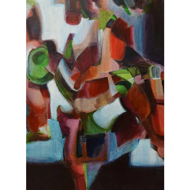 This great painting by George Coogeshall is signed and has the luscious layering of vibrant colors of plums to reds to...