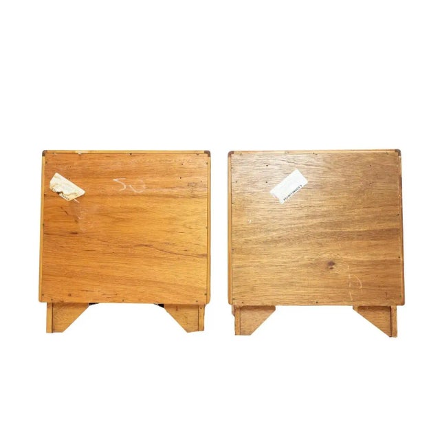 G-Plan Furniture 1960s Vintage G Plan Teak 'Fresco' Chests by Victor Wilkins - a Pair For Sale - Image 4 of 9