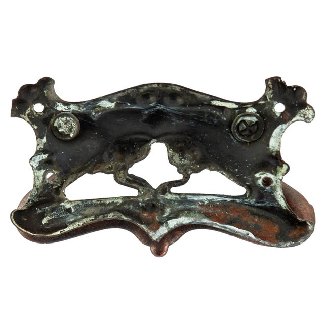 Late 19th Century Art Nouveau Antique Hardware - Set of 6 For Sale In Los Angeles - Image 6 of 9