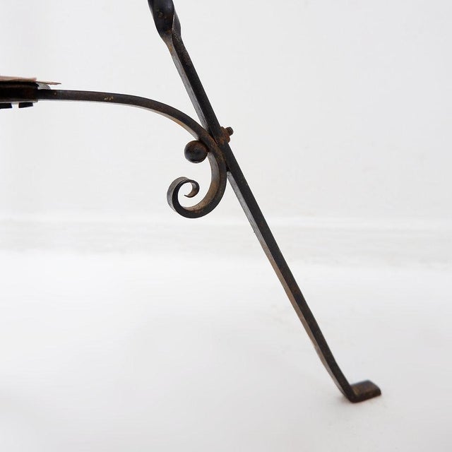 Black French Barber Mirror, 1930s For Sale - Image 8 of 16