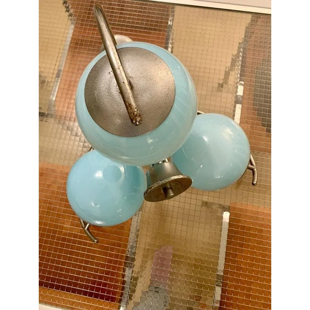 Metal Bauhaus Ceiling Lamp, 1930s For Sale - Image 7 of 8