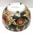 Paint Vintage Famille Noire Hand Painted Enamel Satsuma Ware Bowl & Scalloped Edge Plate From China For Sale - Image 7 of 12