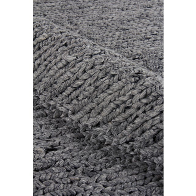 Not Yet Made - Made To Order James Hand loom Wool/Polyester Gray Rug-12'x15' For Sale - Image 5 of 7