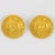 Ungaro Paris Ornate Gilt Metal Clip Earrings For Sale - Image 4 of 9