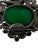 Antique Fratelli Peruzzi Florence 800 Silver Green Onyx Jewelry Suite Bracelet Earrings Ring C. 1920s-1930s For Sale In Palm Springs - Image 6 of 6