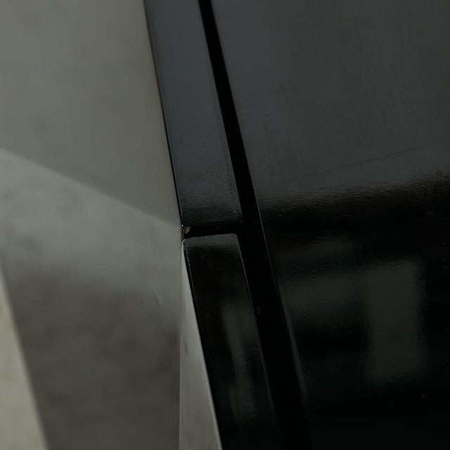 High-Gloss Sideboard with Steel Legs For Sale - Image 12 of 18