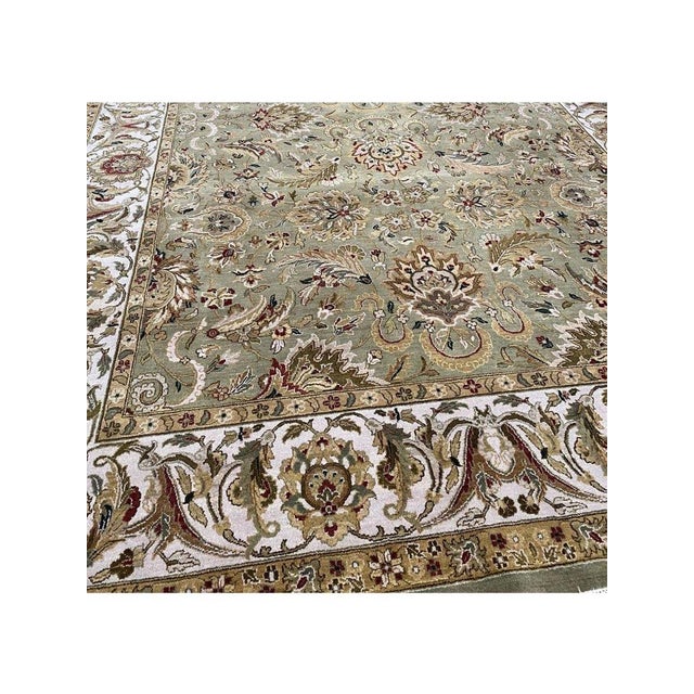 10x14 Indian Agra Area Rug - 106226 For Sale - Image 10 of 15