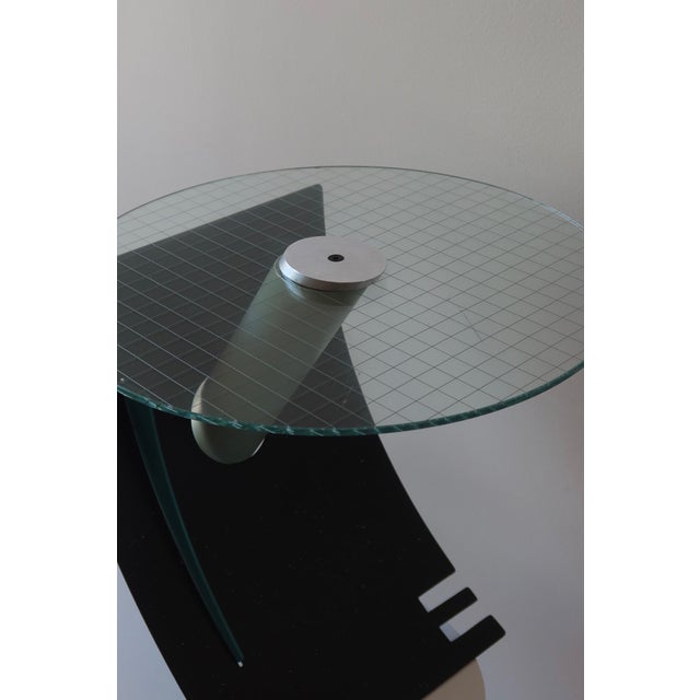 Postmodern Studio Side Table by Michael Graham, 1987 For Sale In Los Angeles - Image 6 of 9