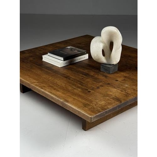 Oak Coffee Table, 1980s For Sale - Image 13 of 14