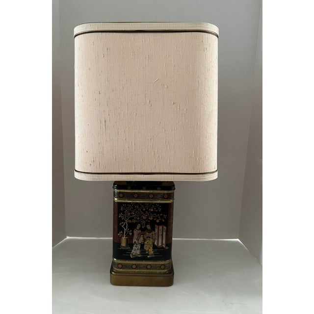 Vintage Frederick Cooper, Tea Caddy Lamp Chairish