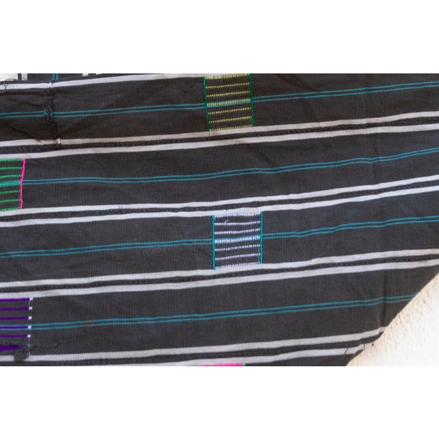 Midnight Vintage Malian Mud Cloth For Sale In Los Angeles - Image 6 of 9