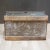 Wood Early 20th C. Distressed Metal Chest C.1930 For Sale - Image 7 of 10
