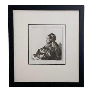 Late 18th Century Rembrandt Etching #31, by Francesco Novelli For Sale