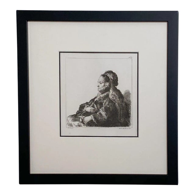 Late 18th Century Rembrandt Etching #31, by Francesco Novelli For Sale