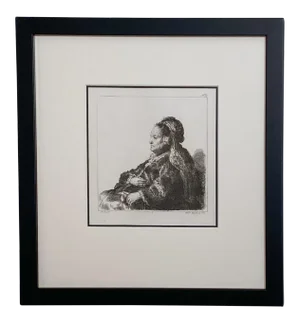 Late 18th Century Rembrandt Etching #31, by Francesco Novelli
