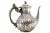 Silver Coffee Pot with Relief Engraving and Handle Lid with Dragon Figure For Sale - Image 9 of 9