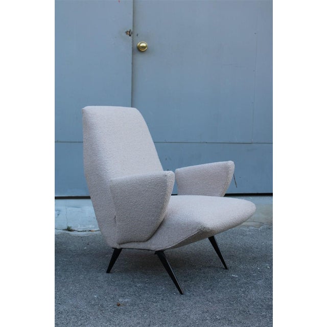 Armchair by Nino Zoncada for Framar, 1950, in Restored conditions. Designed 1950 to 1959 This piece has an attribution...