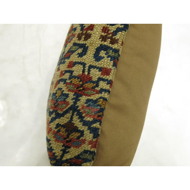 Late 20th Century Tribal Kurdish Rug Pillow For Sale - Image 5 of 5