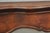 Brown Antique Italian Provincial Carved Serpentine Scalloped Walnut Fireplace Mantel For Sale - Image 8 of 18