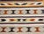 Vintage Navajo Saddle Blanket, Band Pattern, Native American Wall Art, 3x3 For Sale - Image 9 of 11