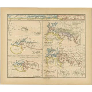 Maps of the Ancient World on One Sheet, 1880 For Sale