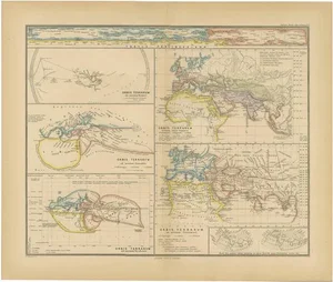Maps of the Ancient World on One Sheet, 1880