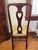Brown Mid 20th Century Colonial Williamsburg Chippendale Mahogany Side Chair For Sale - Image 8 of 11