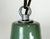 1960s Small Industrial Green Enamel Pendant Lamp, 1960s For Sale - Image 5 of 16