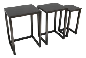 Josef Hoffman Ebonized Nesting Tables - Set of 3