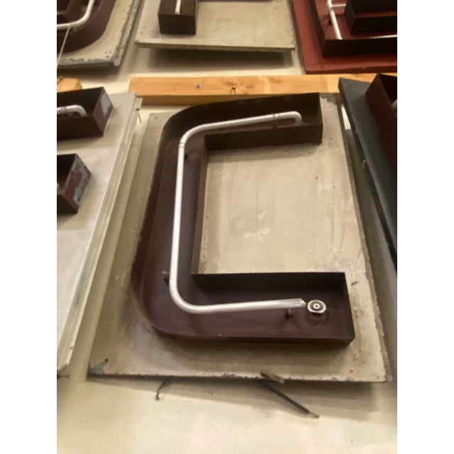 Large Vintage Neon Marquee Letter "C" From Pan-Pacific Auditorium For Sale - Image 4 of 5