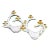 French Crystal Candle Holder, Signed by Schneider - Set of 2 For Sale