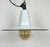 Industrial White Enamel Factory Pendant Lamp, 1960s For Sale - Image 6 of 18