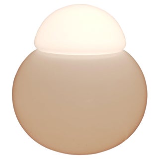 Vintage Opaline Daruma Table Lamp by Sergio Asti for Candel, Italy, 1970s For Sale