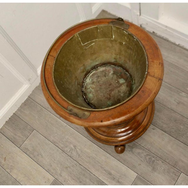 19th Century Hourglass Peat Bucket Planter, 1880s For Sale - Image 4 of 12