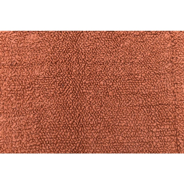 1970s Turkish Handloom Home Living Terracota Rug For Sale - Image 4 of 9