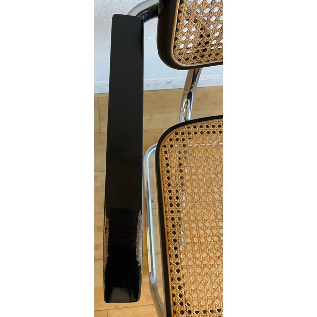 1960s S64 V Cesca Armchairs by Marcel Breuer for Thonet, 1950s, Set of 2 For Sale - Image 5 of 10