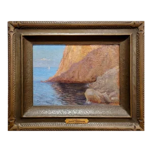 Joseph David Greenbaum - 1910s View of Catalina Island -Oil Painting