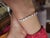 Modern 5 Carat Diamond Bracelet in 18k White Gold, Pear & Trillion Cuts For Sale - Image 3 of 8