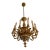 Gilded Chandelier, With Elaborate, Carved Detail For Sale