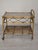 Wood Scandinavian Rattan, Raffia and Glass Serving Cart, 1960s For Sale - Image 7 of 14