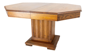 French Dining Table in Oak, 1940