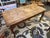Vintage Reclaimed Pine Danish Country Farm Dining Table For Sale - Image 9 of 9