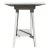 Vintage White Handpainted Mahogany Farmhouse Shabby Chic Two-Tier Side Table With Drawer For Sale