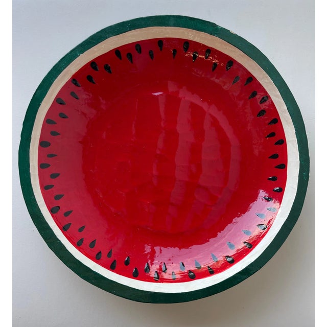 Adorable and so fun!!! Set of 3 Vintage Hand Painted Watermelon Nesting Bowls. These are so great and could be in a...