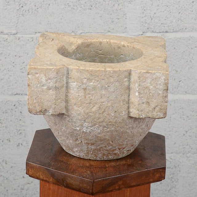 Stone Mortar, Italy, Early 19th Century For Sale - Image 3 of 13